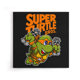 Super Mikey Bros - Canvas Print