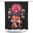 Super Mother Brain - Shower Curtain