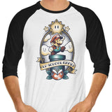 Super Old School Gamer - 3/4 Sleeve Raglan T-Shirt