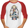 Super Old School Gamer - 3/4 Sleeve Raglan T-Shirt