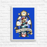 Super Old School Gamer - Posters & Prints