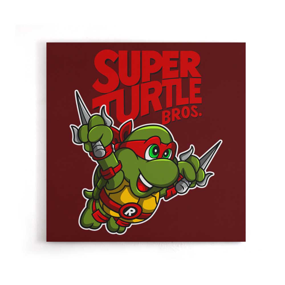 Super Raph Bros - Canvas Print