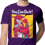 Supportive Shark Man - Men's Apparel