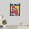 Supportive Shark Man - Wall Tapestry