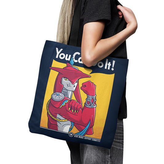 Supportive Shark Man - Tote Bag