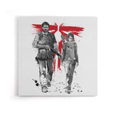 Survivors Sumi-e - Canvas Print