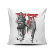 Survivors Sumi-e - Throw Pillow