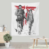 Survivors Sumi-e - Wall Tapestry