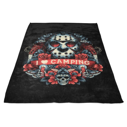 Symbol of the Camper - Fleece Blanket