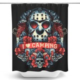 Symbol of the Camper - Shower Curtain
