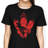 T-Rex Footprint - Women's Apparel