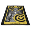 Tarot: Justice - Fleece Blanket