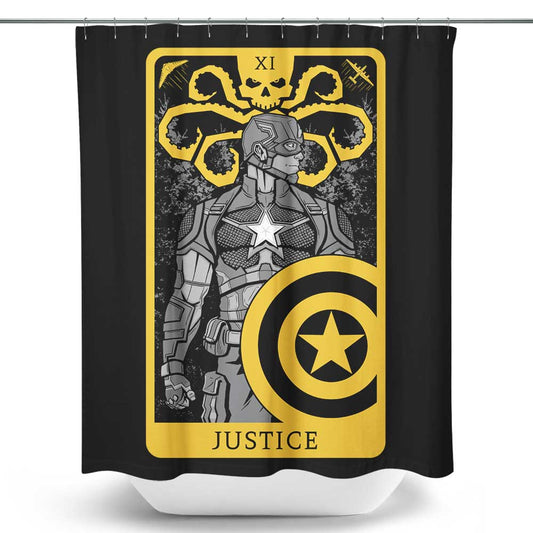 Tarot: Justice - Shower Curtain