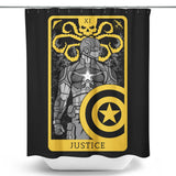 Tarot: Justice - Shower Curtain