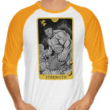 Tarot: Strength - 3/4 Sleeve Raglan T-Shirt