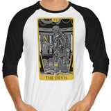 Tarot: The Devil - 3/4 Sleeve Raglan T-Shirt