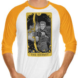 Tarot: The Hermit - 3/4 Sleeve Raglan T-Shirt