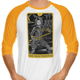 Tarot: The High Priestess - 3/4 Sleeve Raglan T-Shirt