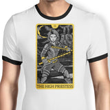 Tarot: The High Priestess - Ringer T-Shirt