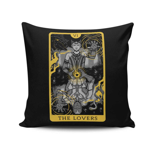Tarot: The Lovers - Throw Pillow