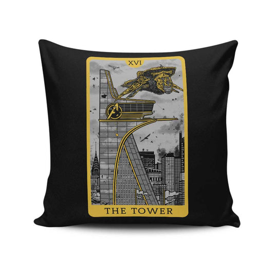 Tarot: The Tower - Throw Pillow