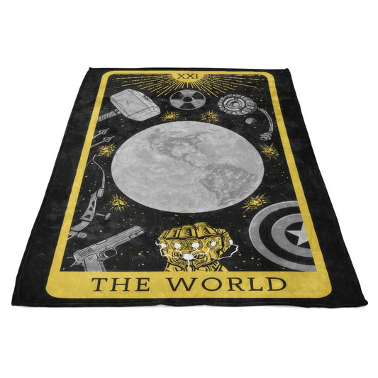 Tarot: The World - Fleece Blanket
