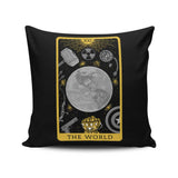 Tarot: The World - Throw Pillow