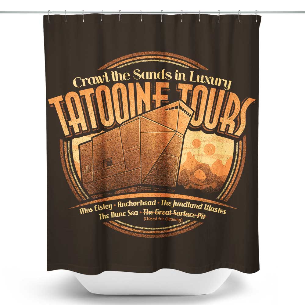 Tatooine Tours - Shower Curtain