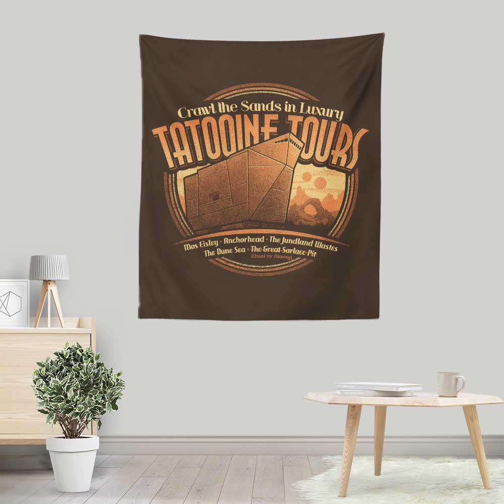 Tatooine Tours - Wall Tapestry