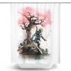 Tears Under the Tree - Shower Curtain