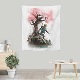 Tears Under the Tree - Wall Tapestry