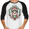 Teerion Christmas - 3/4 Sleeve Raglan T-Shirt