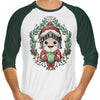 Teerion Christmas - 3/4 Sleeve Raglan T-Shirt