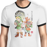 Termina Watercolor - Ringer T-Shirt