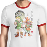 Termina Watercolor - Ringer T-Shirt