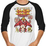 The Adorable Super - 3/4 Sleeve Raglan T-Shirt