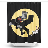 The Adventures of the Black Knight - Shower Curtain