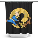 The Adventures of Vault Boy - Shower Curtain