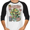 The Amazing Ninja Dude - 3/4 Sleeve Raglan T-Shirt