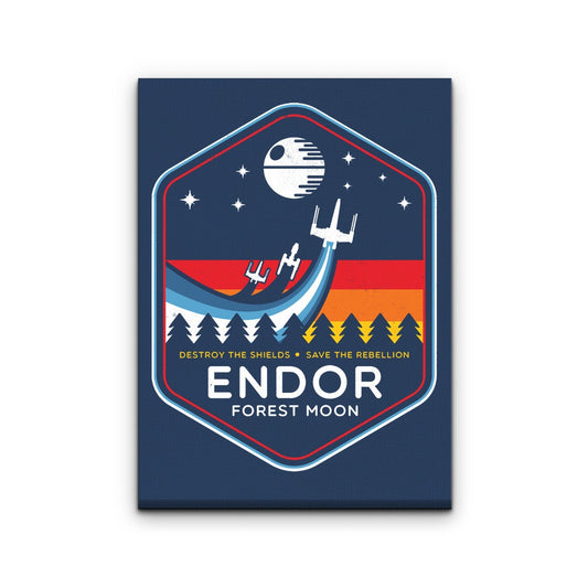 The Battle of Endor - Canvas Print