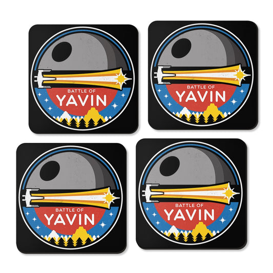 The Battle of Yavin - Coasters