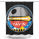 The Battle of Yavin - Shower Curtain