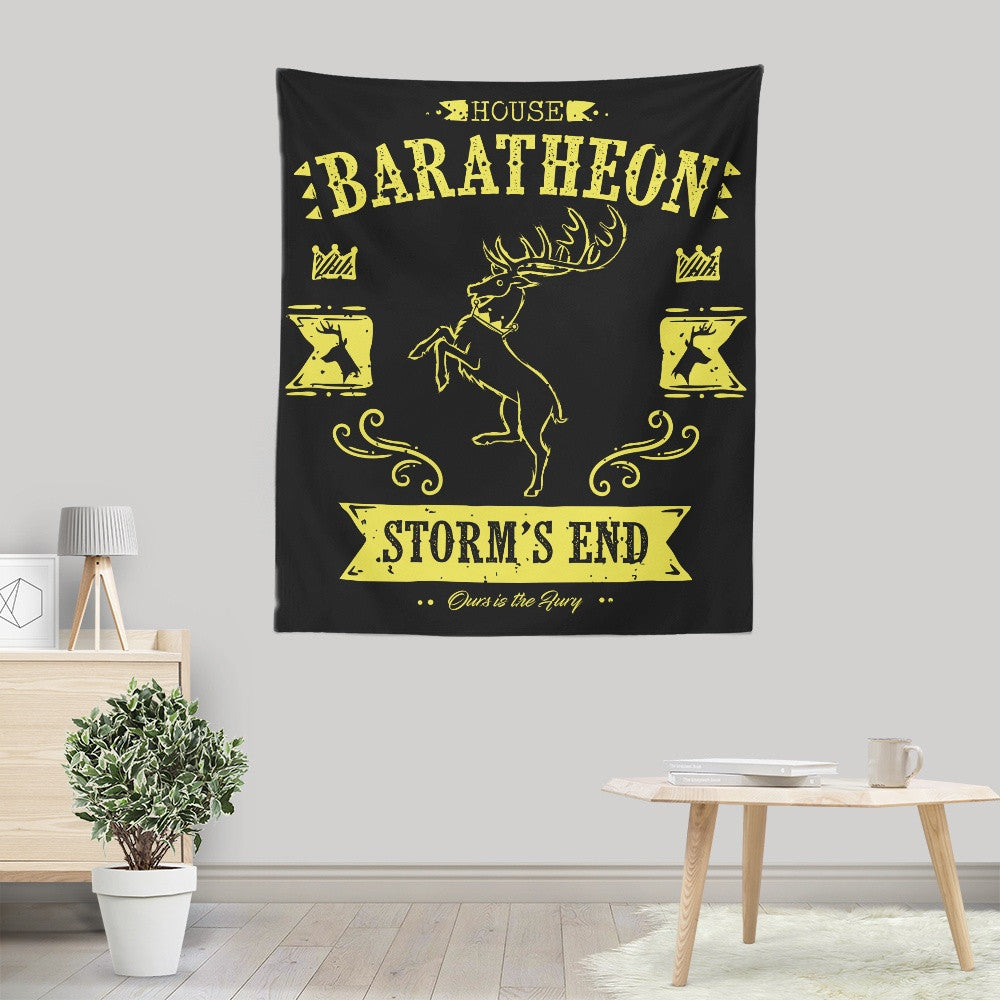 The Black Stag - Wall Tapestry