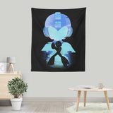 The Blue Bomber - Wall Tapestry