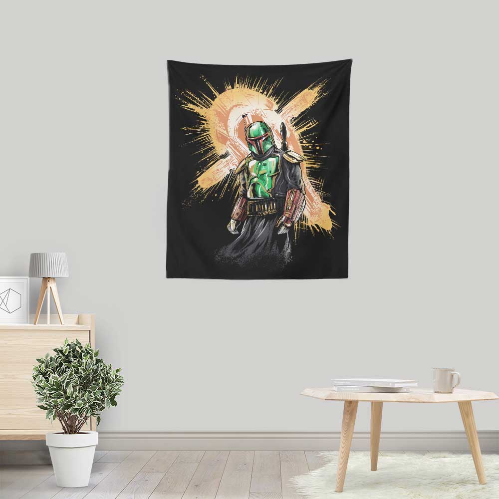 The Bounty Hunter Rises - Wall Tapestry