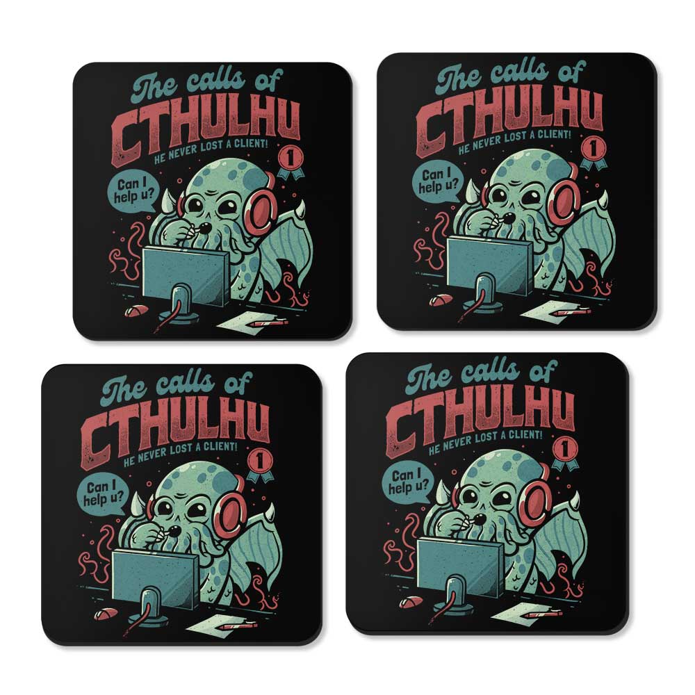 The Calls of Cthulhu - Coasters
