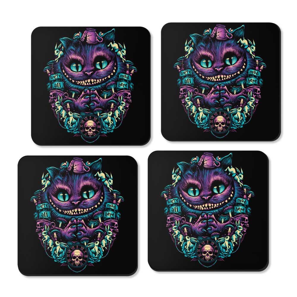 The Cat of Mischief - Coasters