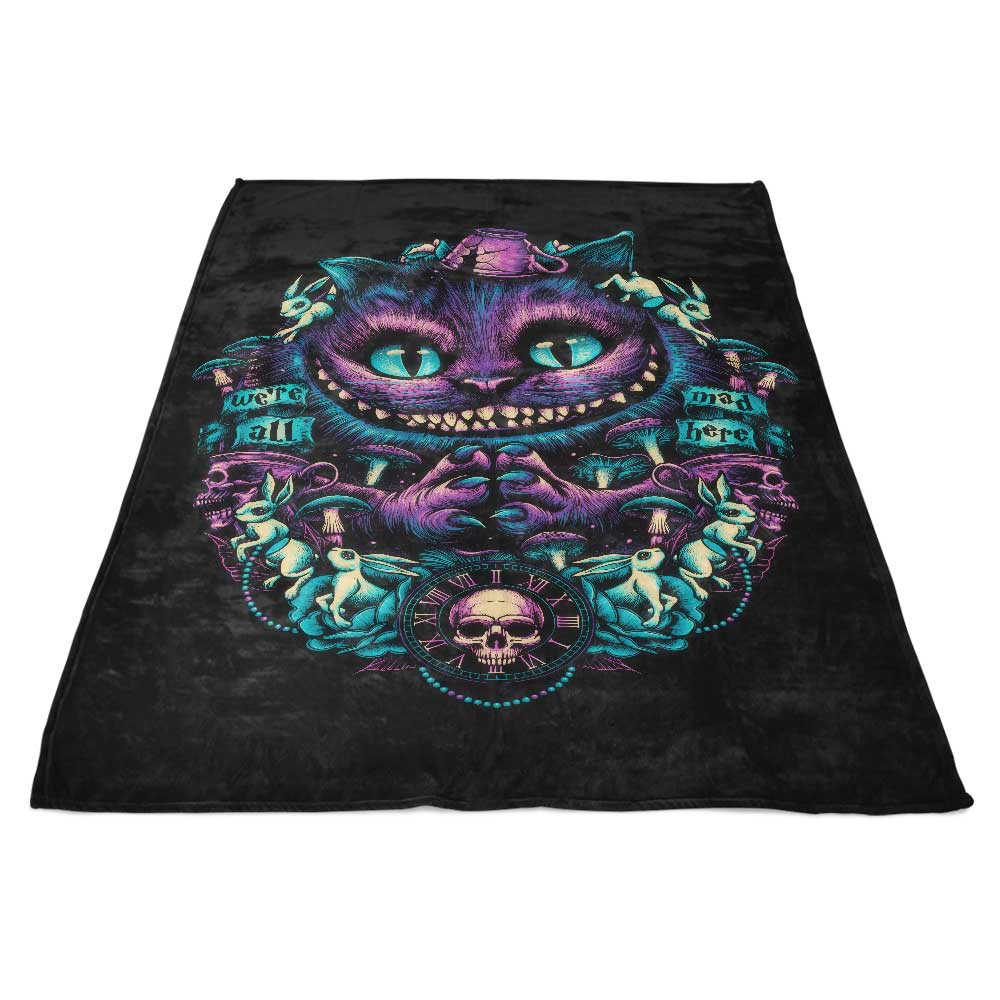 The Cat of Mischief - Fleece Blanket