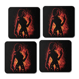 The Charming Black Widow - Coasters