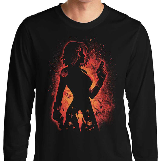 The Charming Black Widow - Long Sleeve T-Shirt